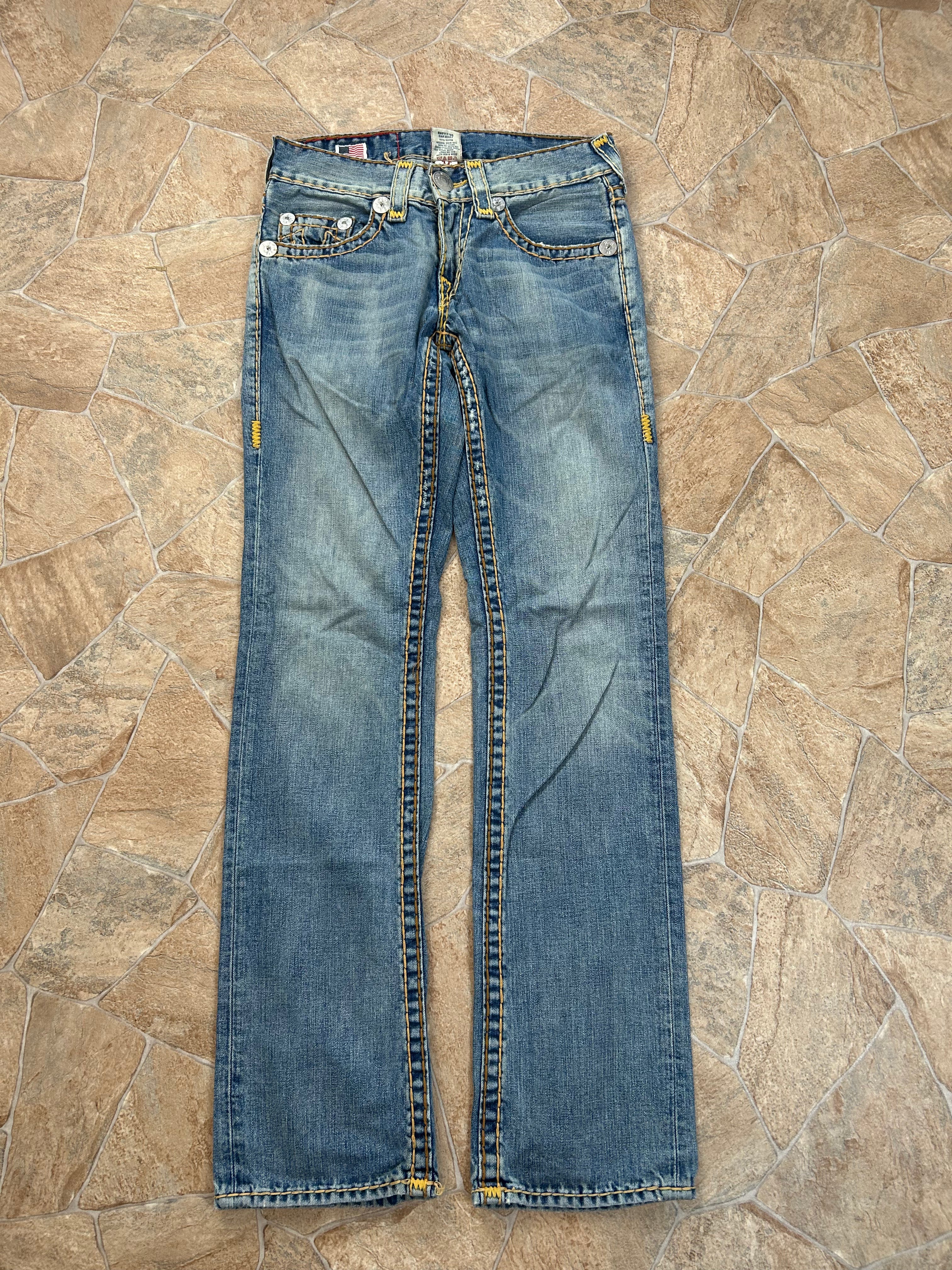 True Religion Vintage Straight Jeans Bobby Super T Y2K W29/M