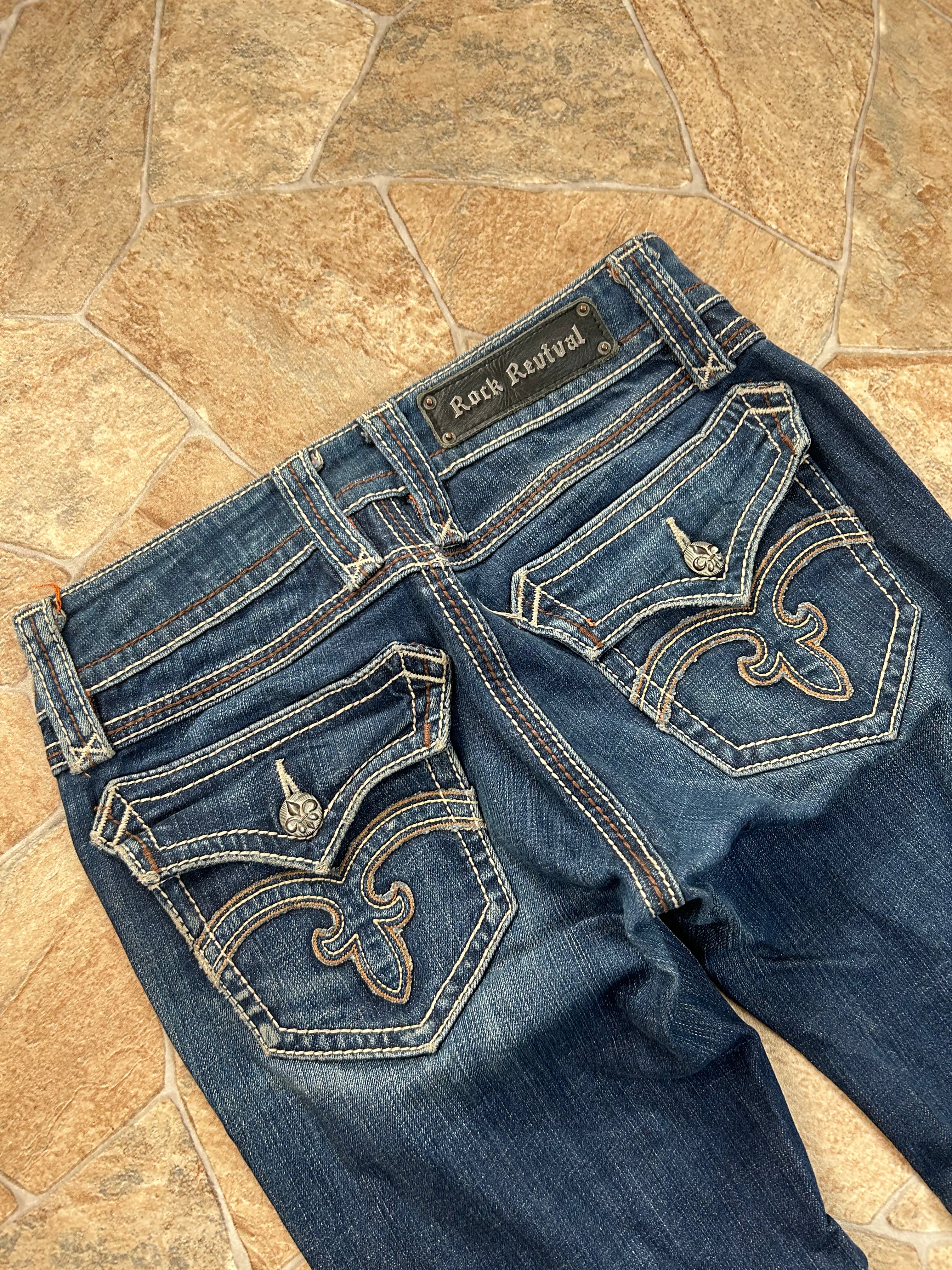 Rock Revival Vintage Flared Jeans Bootcut Y2K W28/S
