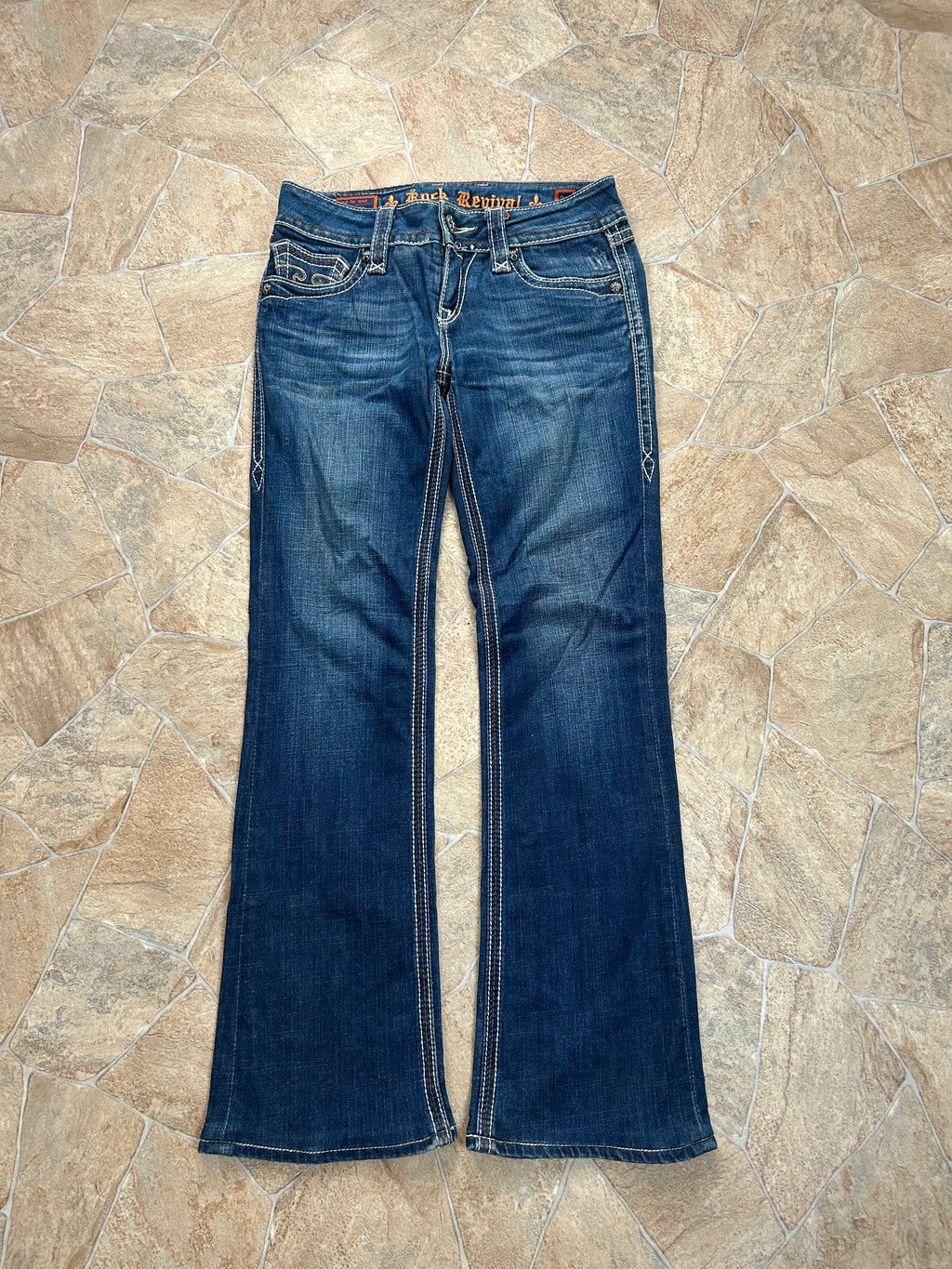 Rock Revival Vintage Flared Jeans Bootcut Y2K W28/S