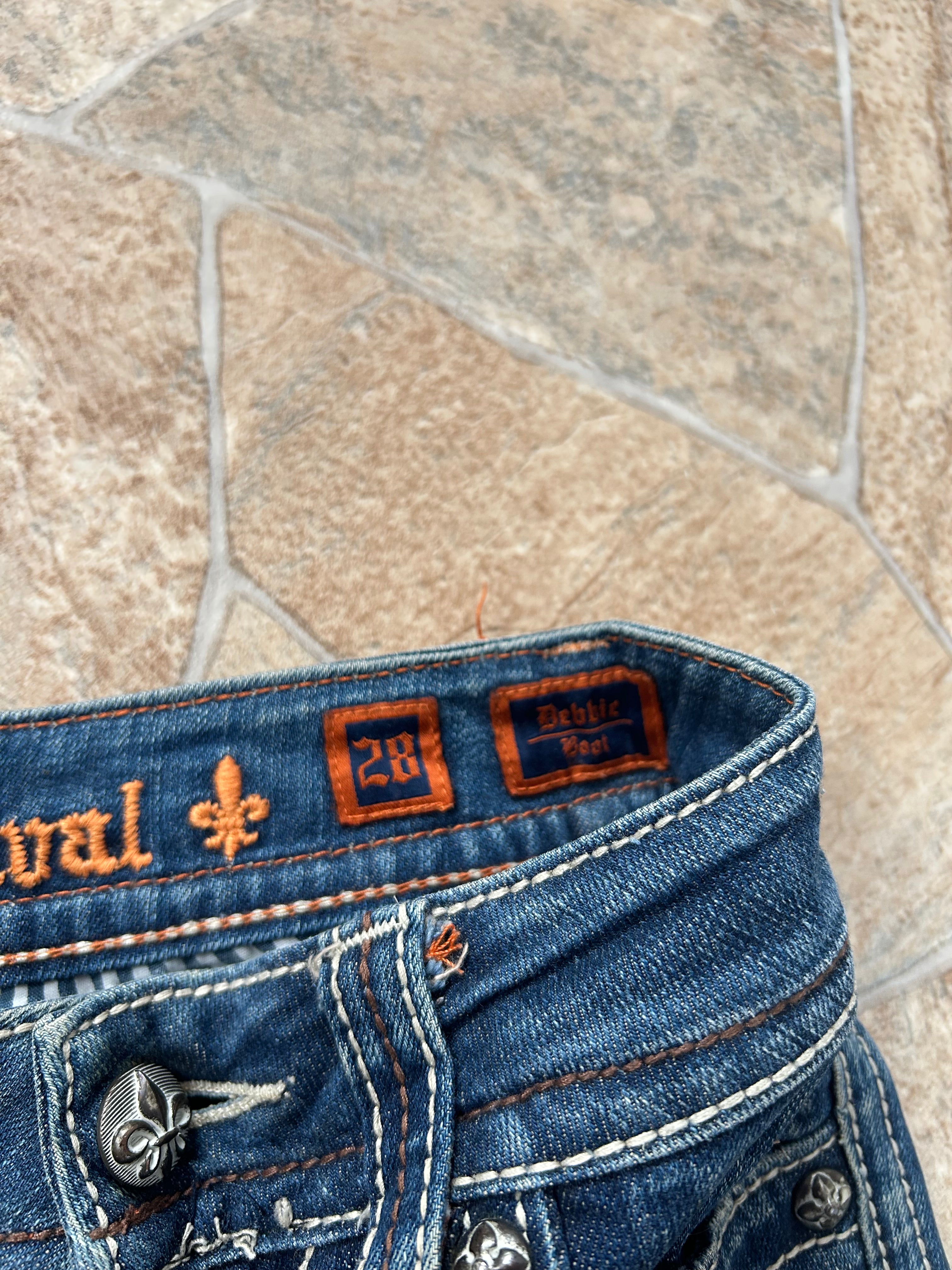 Rock Revival Vintage Flared Jeans Bootcut Y2K W28/S