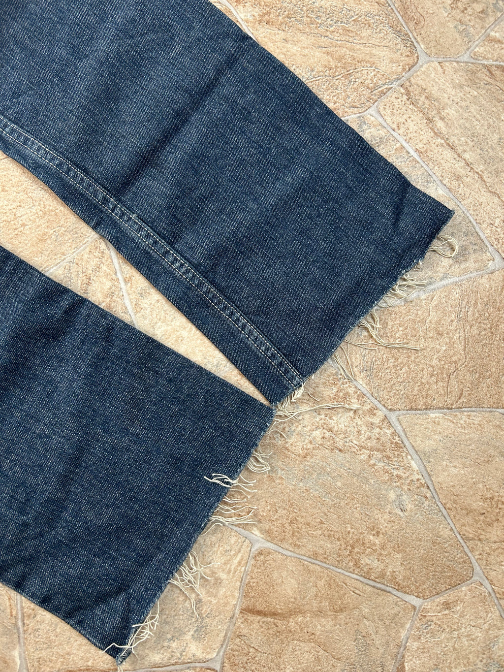 Victoria Beckham Vintage Straight Jeans Big Backprint Y2K W30/M