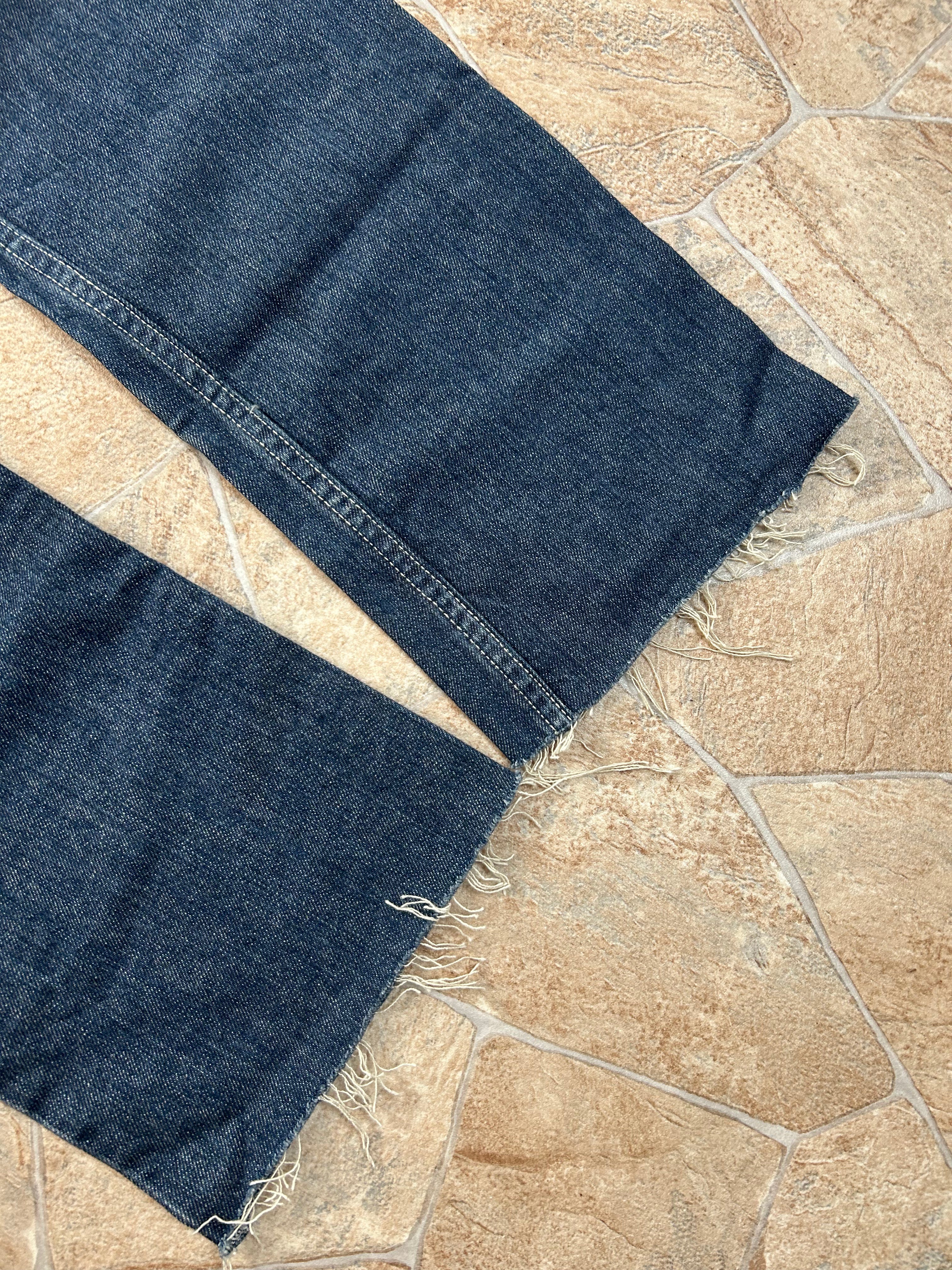Victoria Beckham Vintage Straight Jeans Big Backprint Y2K W30/M