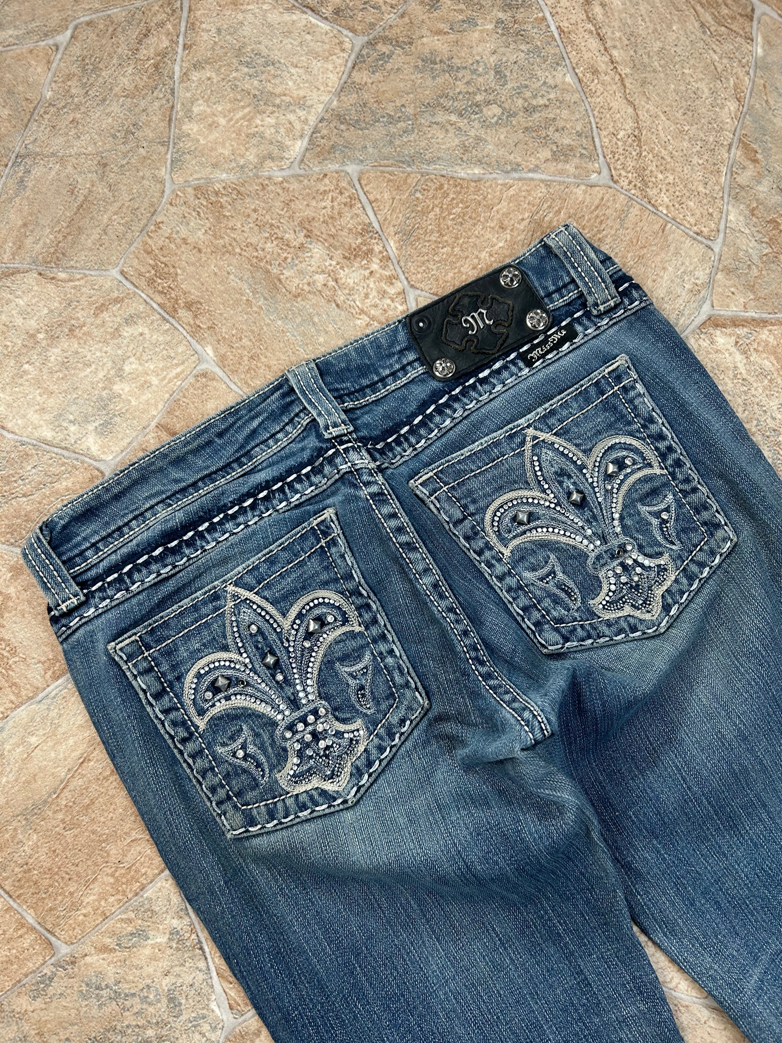 Miss Me Vintage Flared Jeans Bootcut lowwaist Y2K W28/M