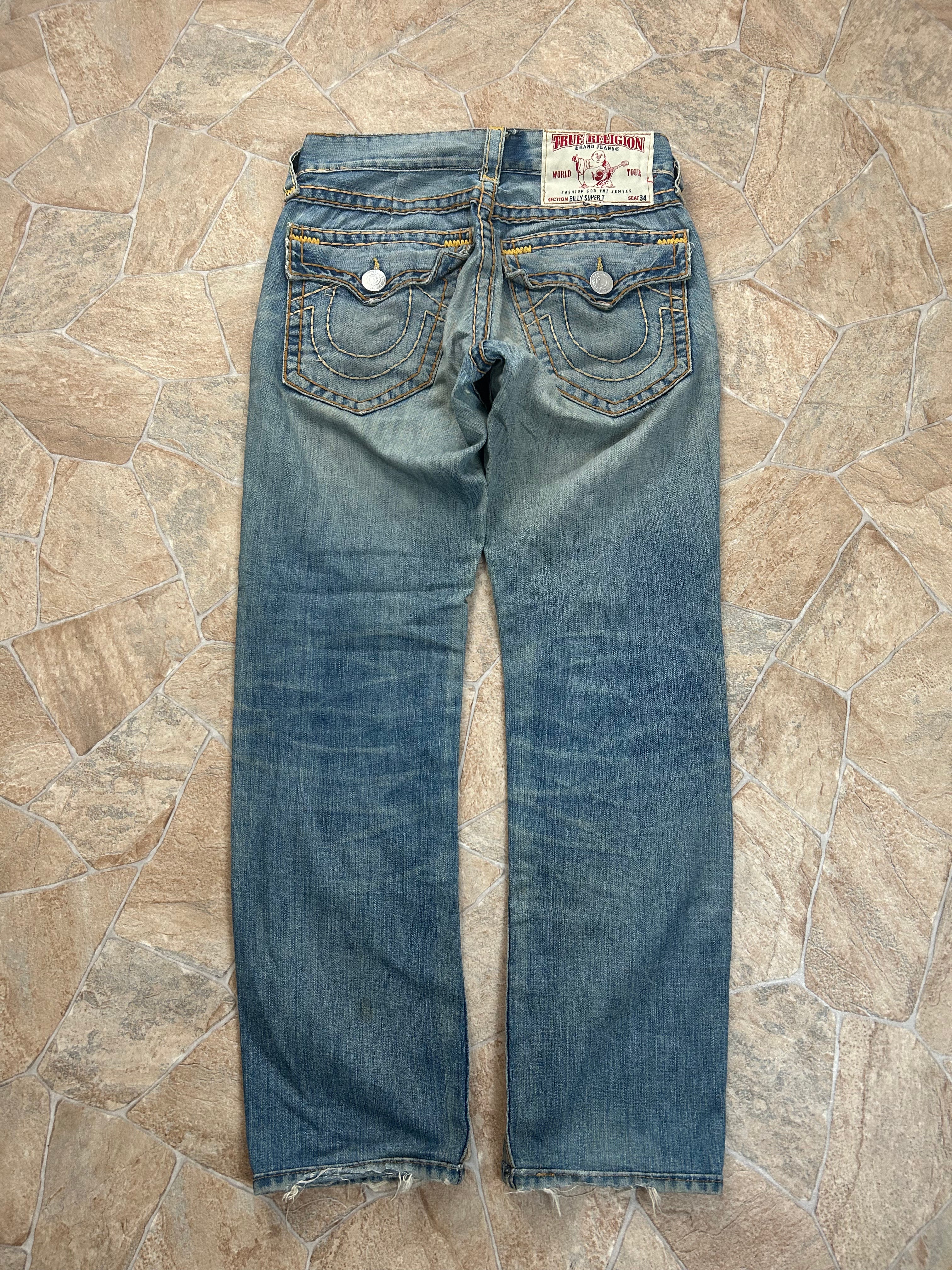 True Religion Vintage Straight Jeans Billy Super T Y2K W30/M Herren