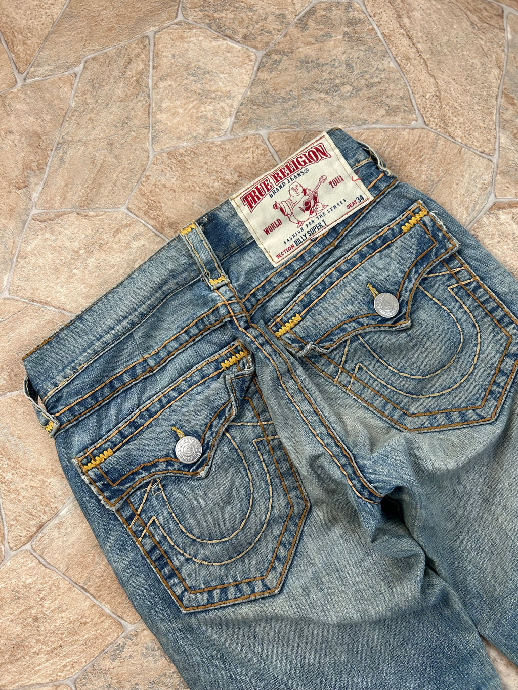 True Religion Vintage Straight Jeans Billy Super T Y2K W30/M Herren