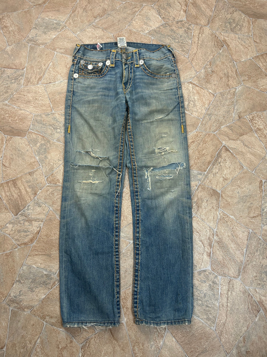 True Religion Vintage Straight Jeans Billy Super T Y2K W30/M Herren
