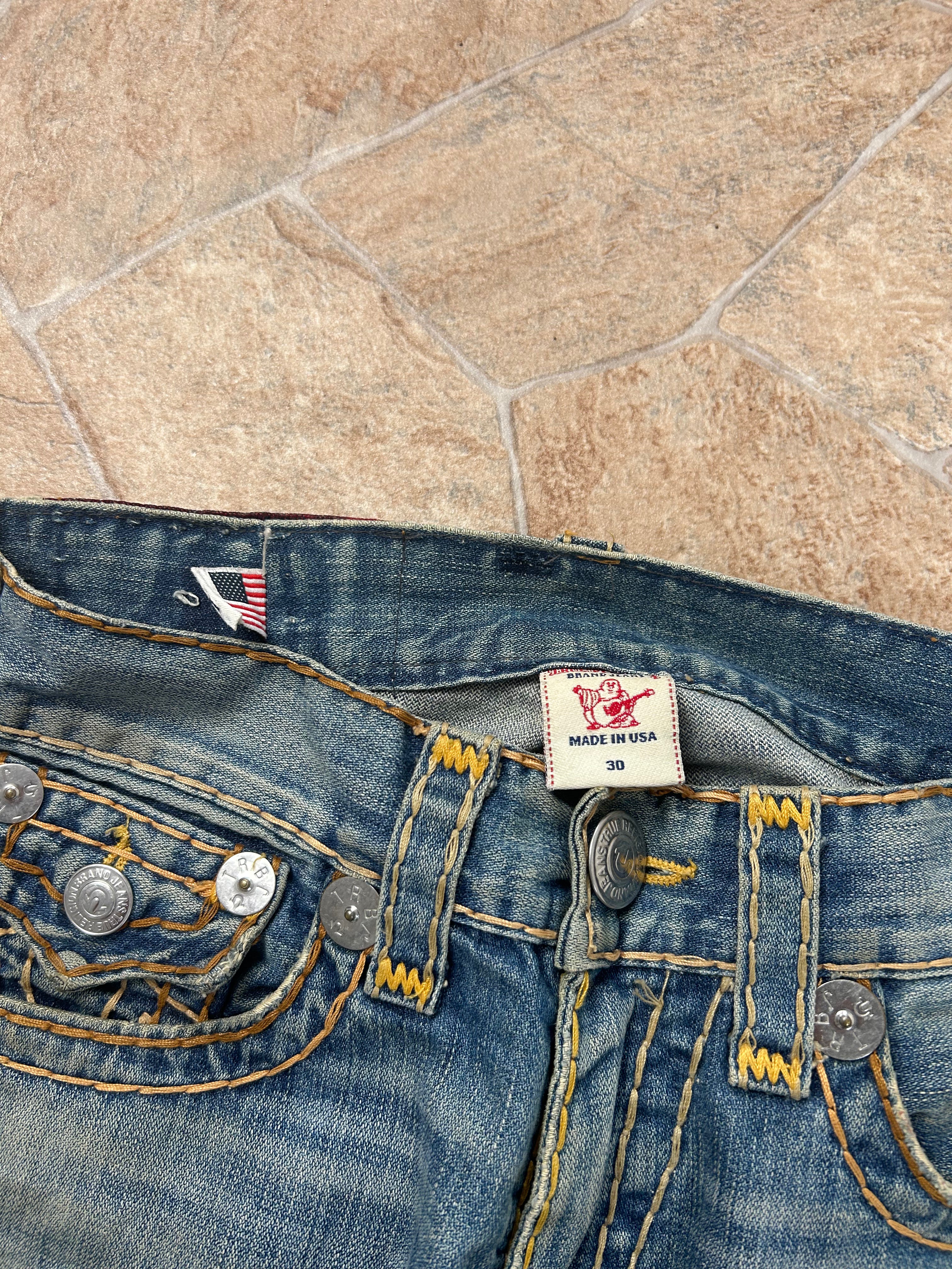 True Religion Vintage Straight Jeans Billy Super T Y2K W30/M Herren