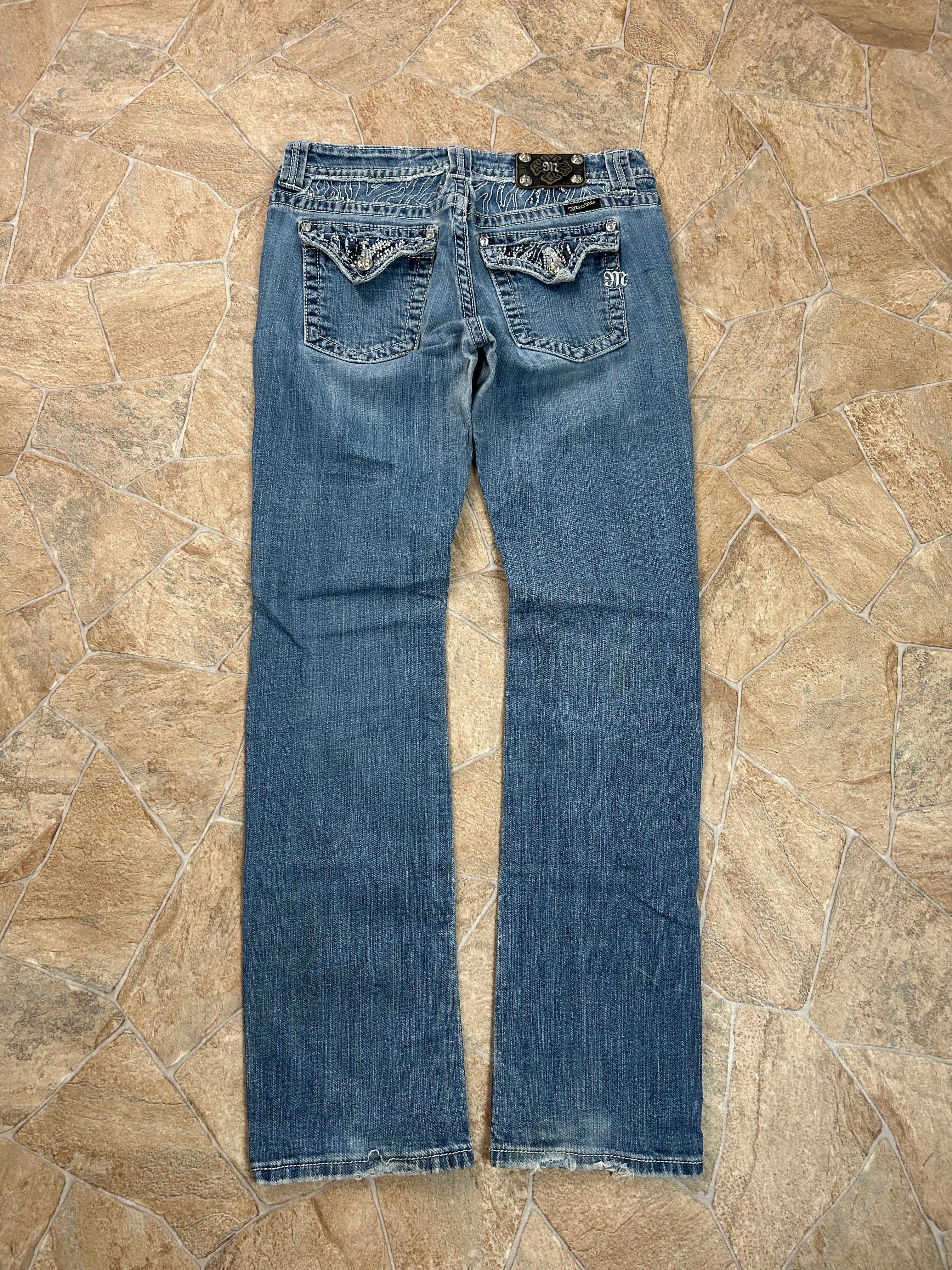 Miss Me Vintage Straight Bootcut Jeans Y2K W30/M