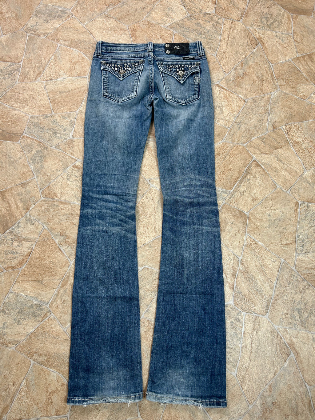 Miss Me Vintage Flared Jeans Bootcut lowwaist Y2K W27/S