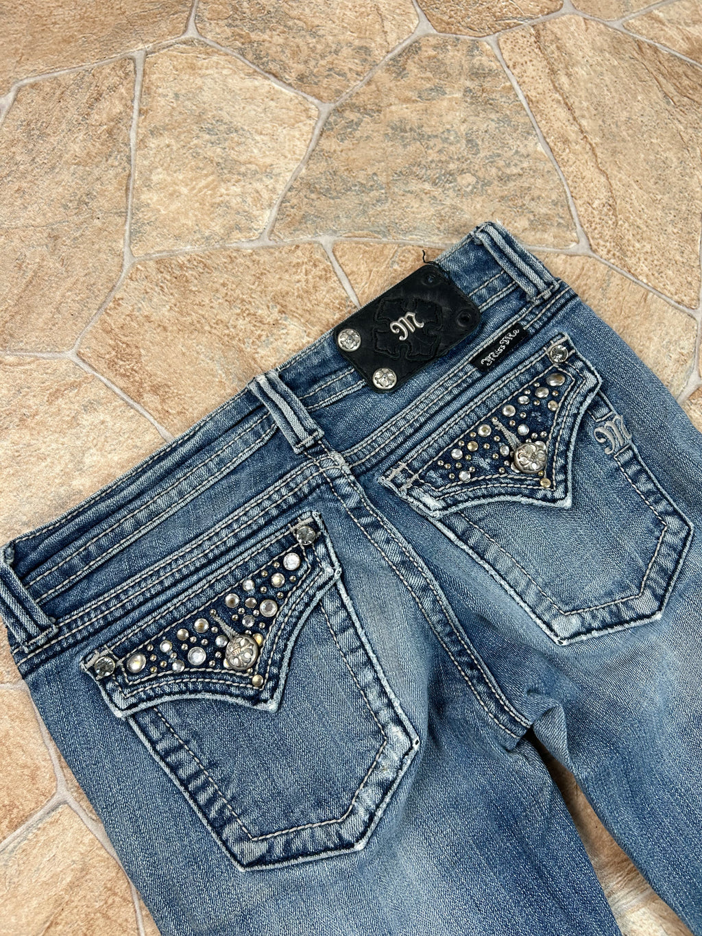 Miss Me Vintage Flared Jeans Bootcut lowwaist Y2K W27/S