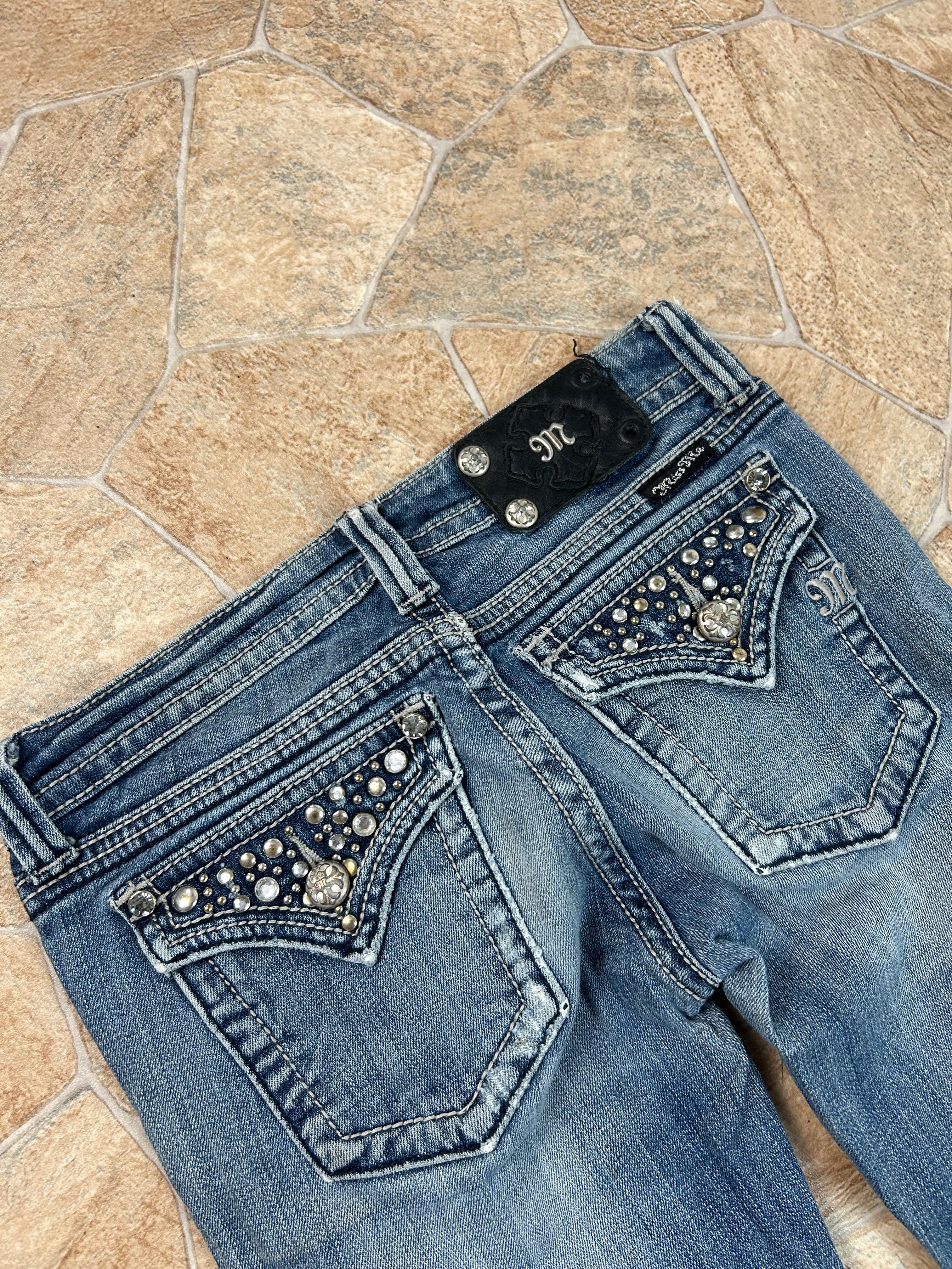 Miss Me Vintage Flared Jeans Bootcut lowwaist Y2K W27/S