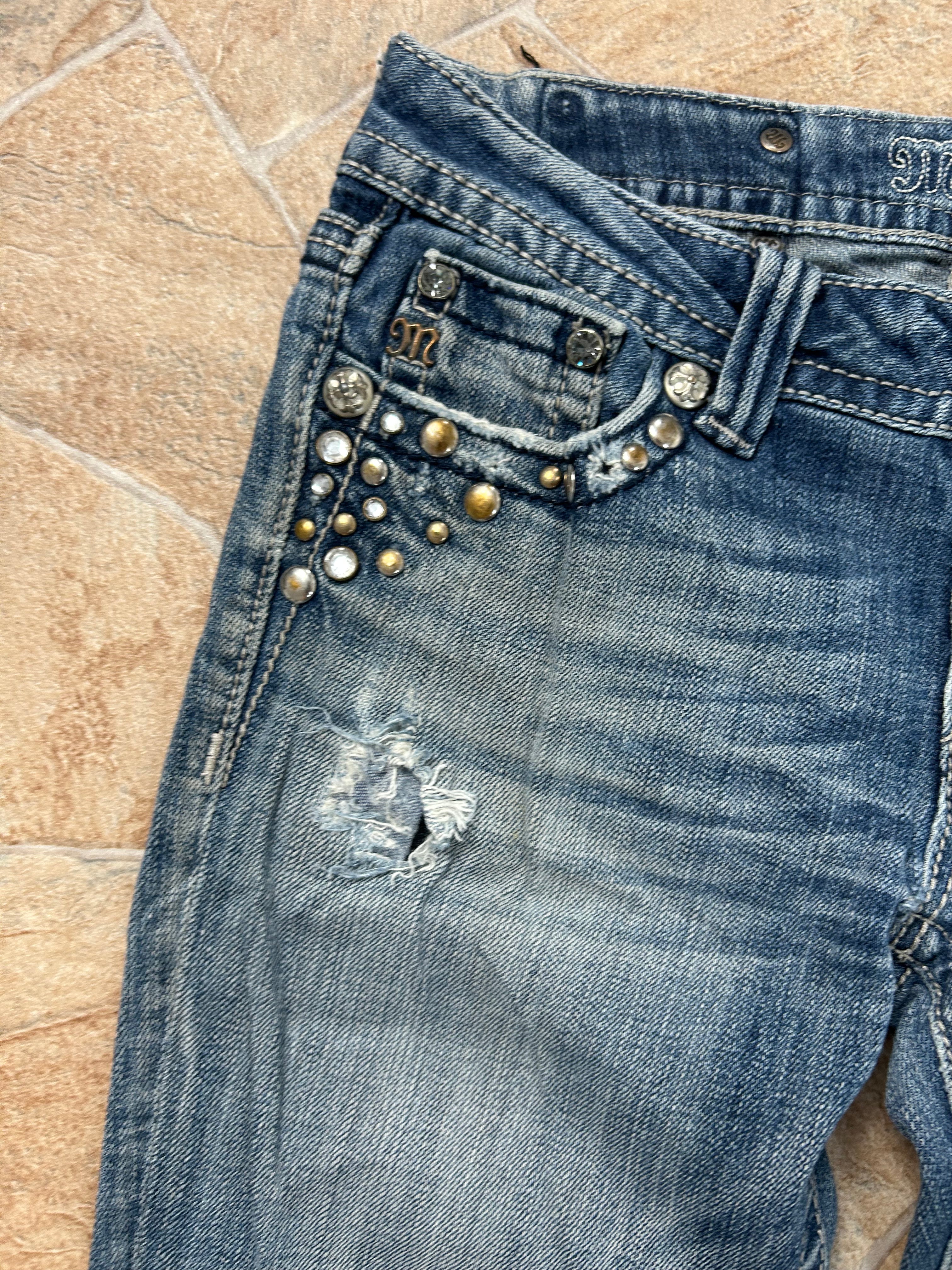 Miss Me Vintage Flared Jeans Bootcut lowwaist Y2K W27/S