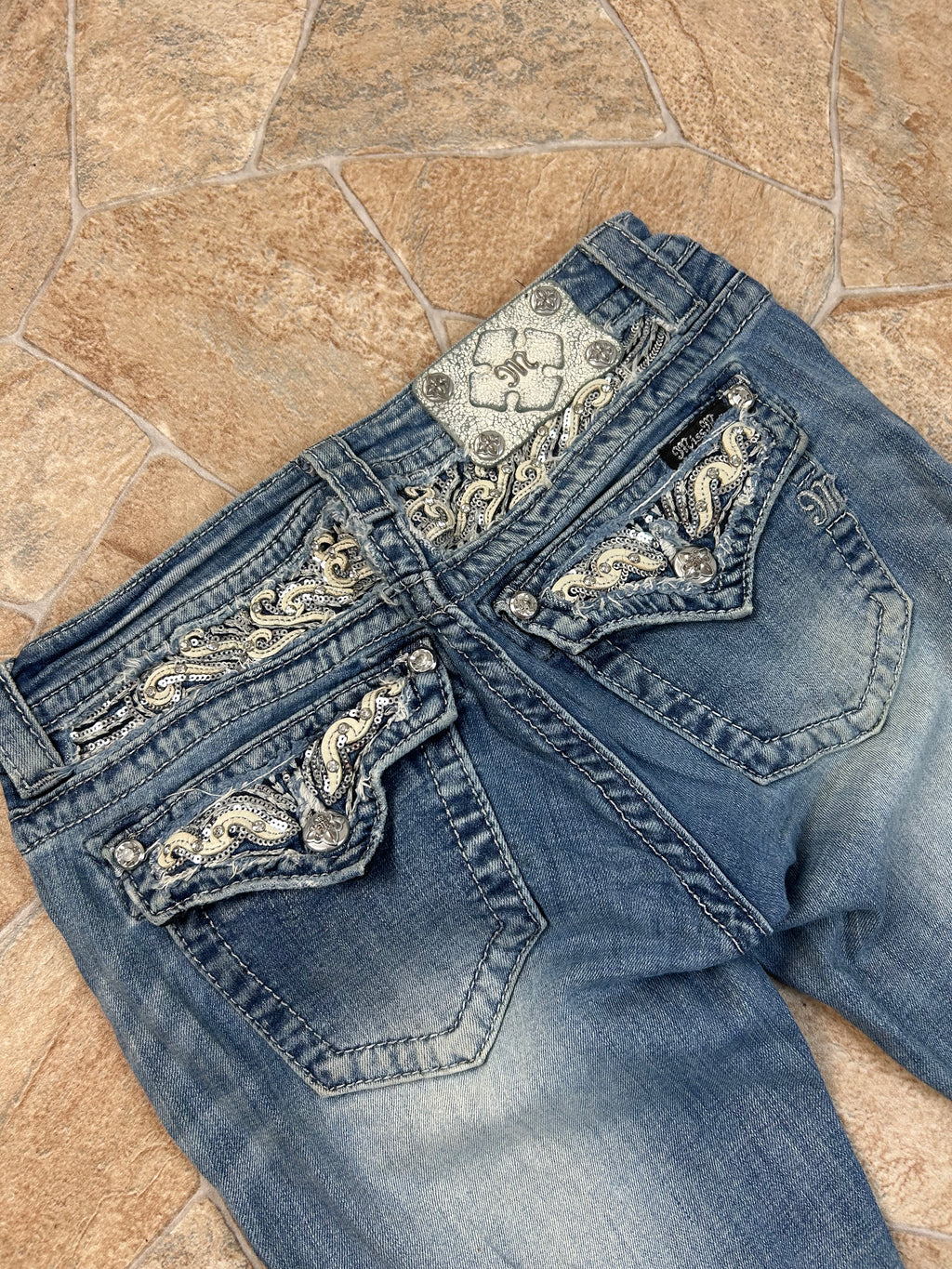 Miss Me Vintage Flared Jeans Bootcut Y2K W27/S