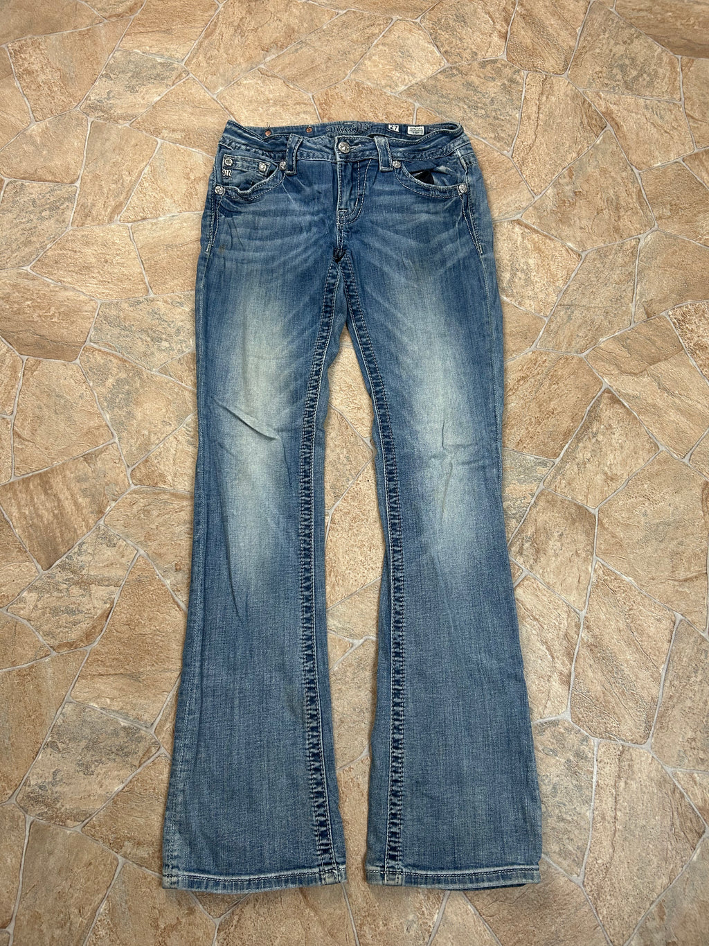 Miss Me Vintage Flared Jeans Bootcut Y2K W27/S
