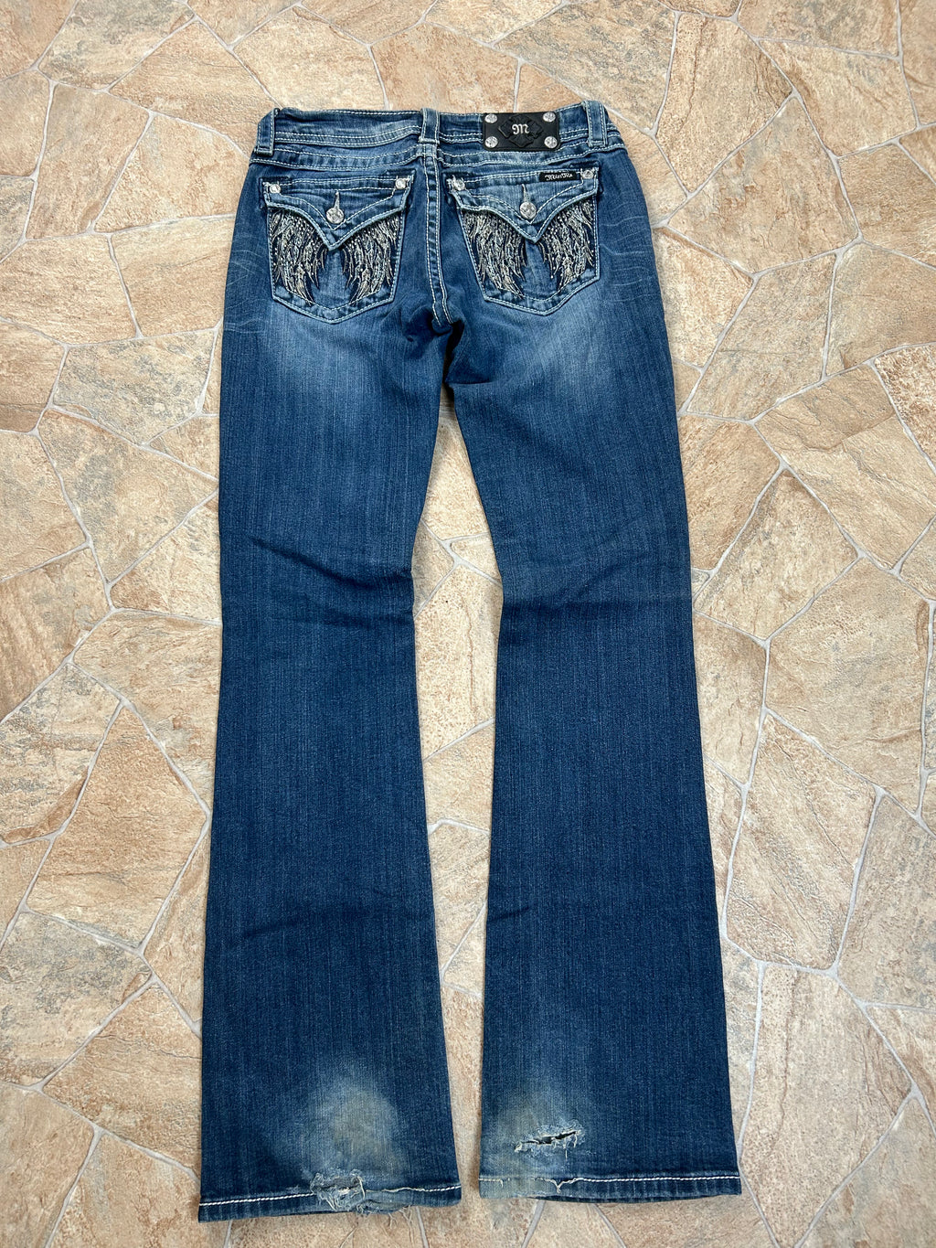 Miss Me Vintage Flared Jeans Bootcut Y2K  W27/S