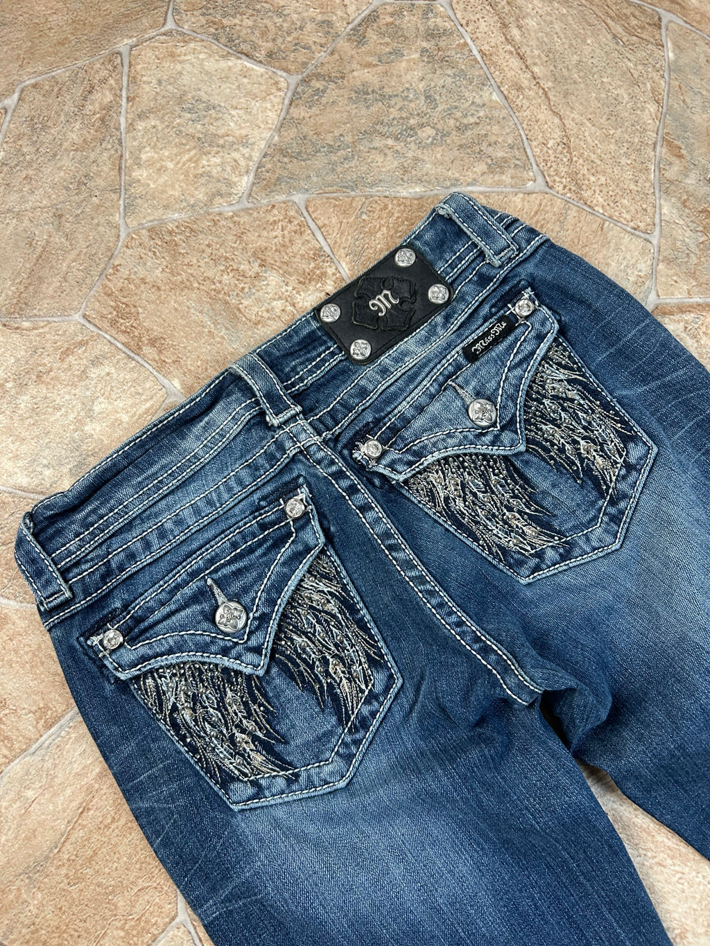 Miss Me Vintage Flared Jeans Bootcut Y2K  W27/S