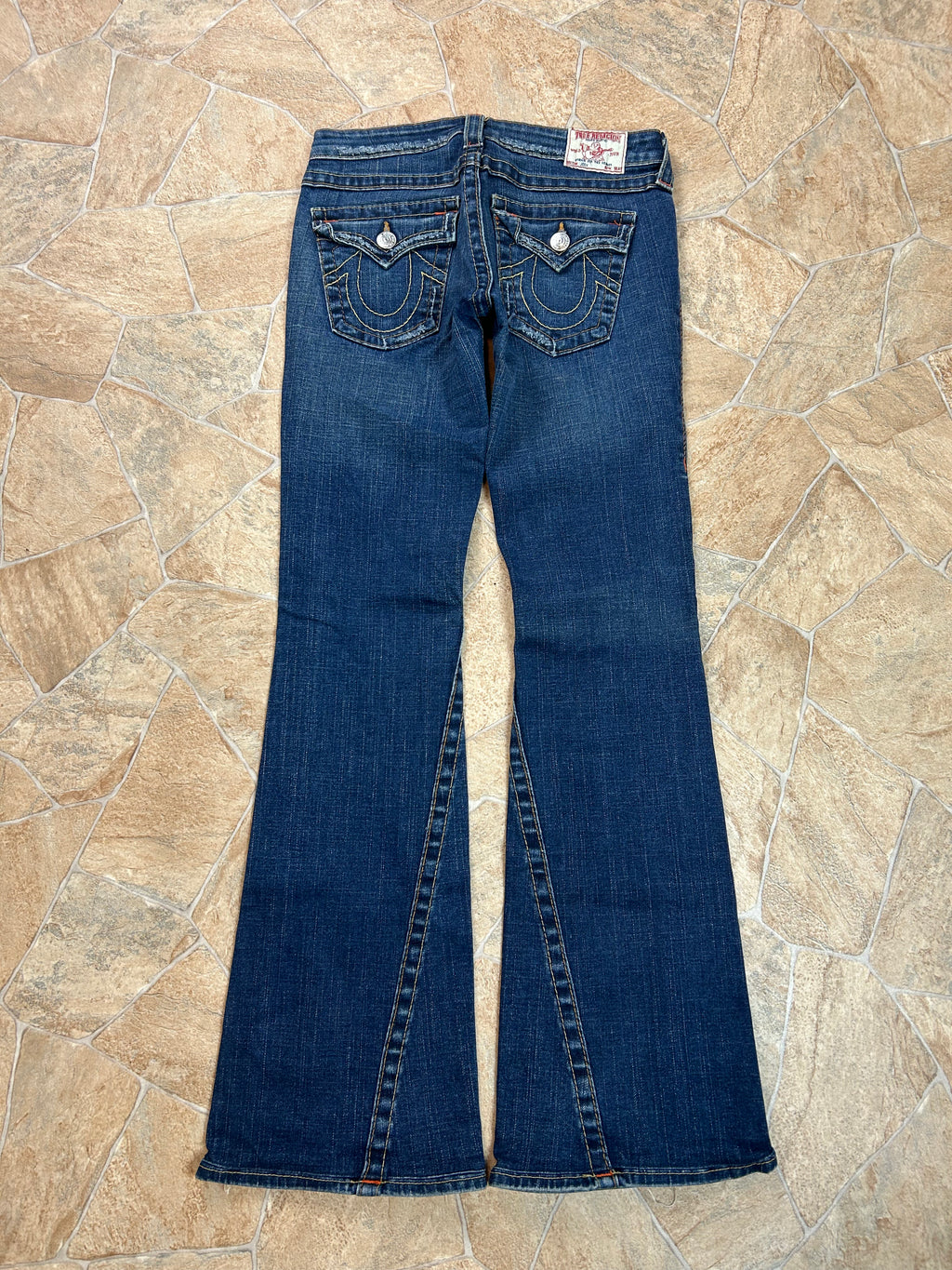 True Religion Vintage Flared Jeans Bootcut lowwaist Joey W27/S