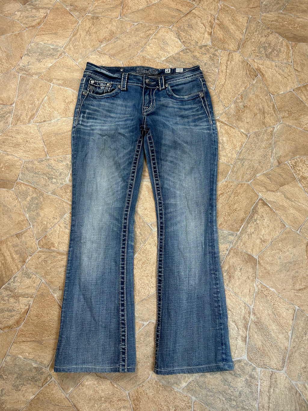 Miss Me Vintage Flared Jeans Bootcut Y2K W28/M