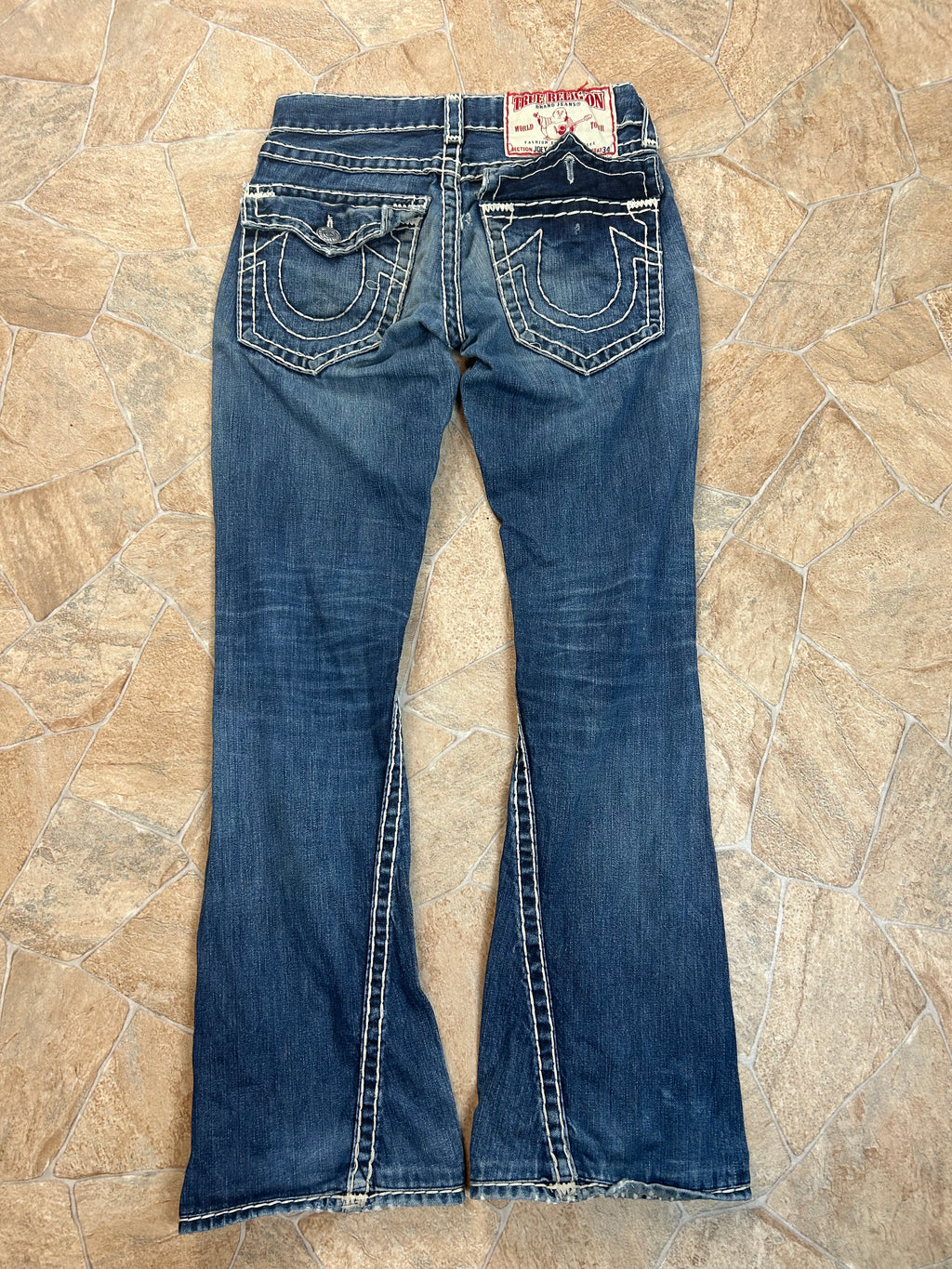 True Religion Vintage Flared Jeans Bootcut Joey Super T W28/M Herren