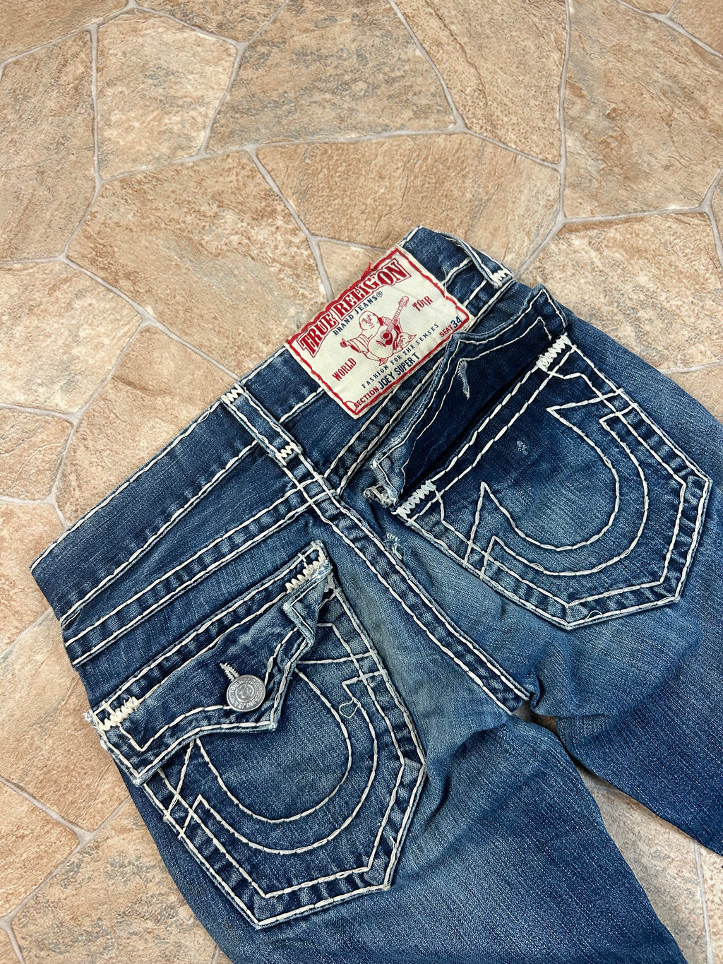 True Religion Vintage Flared Jeans Bootcut Joey Super T W28/M Herren