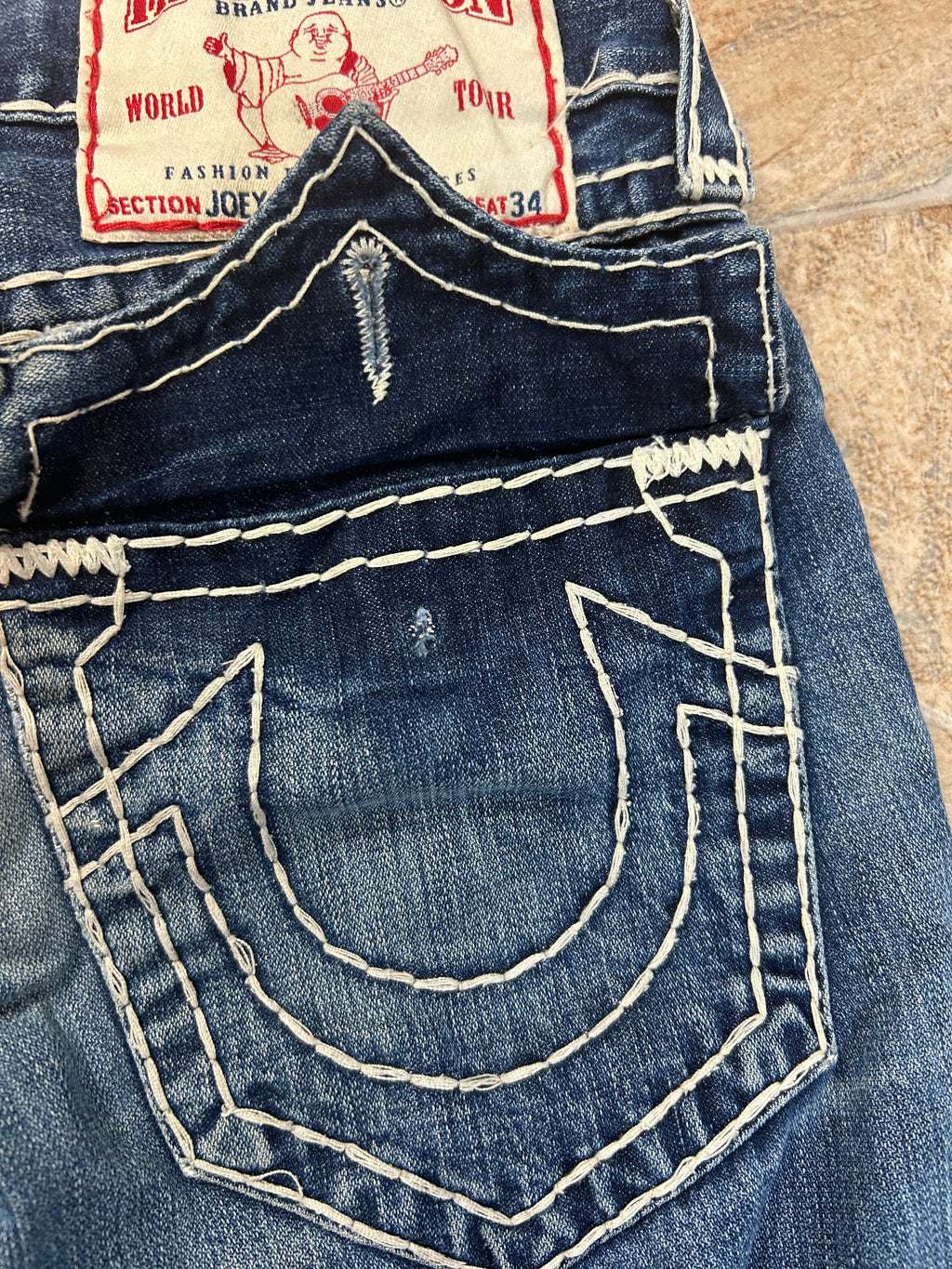True Religion Vintage Flared Jeans Bootcut Joey Super T W28/M Herren