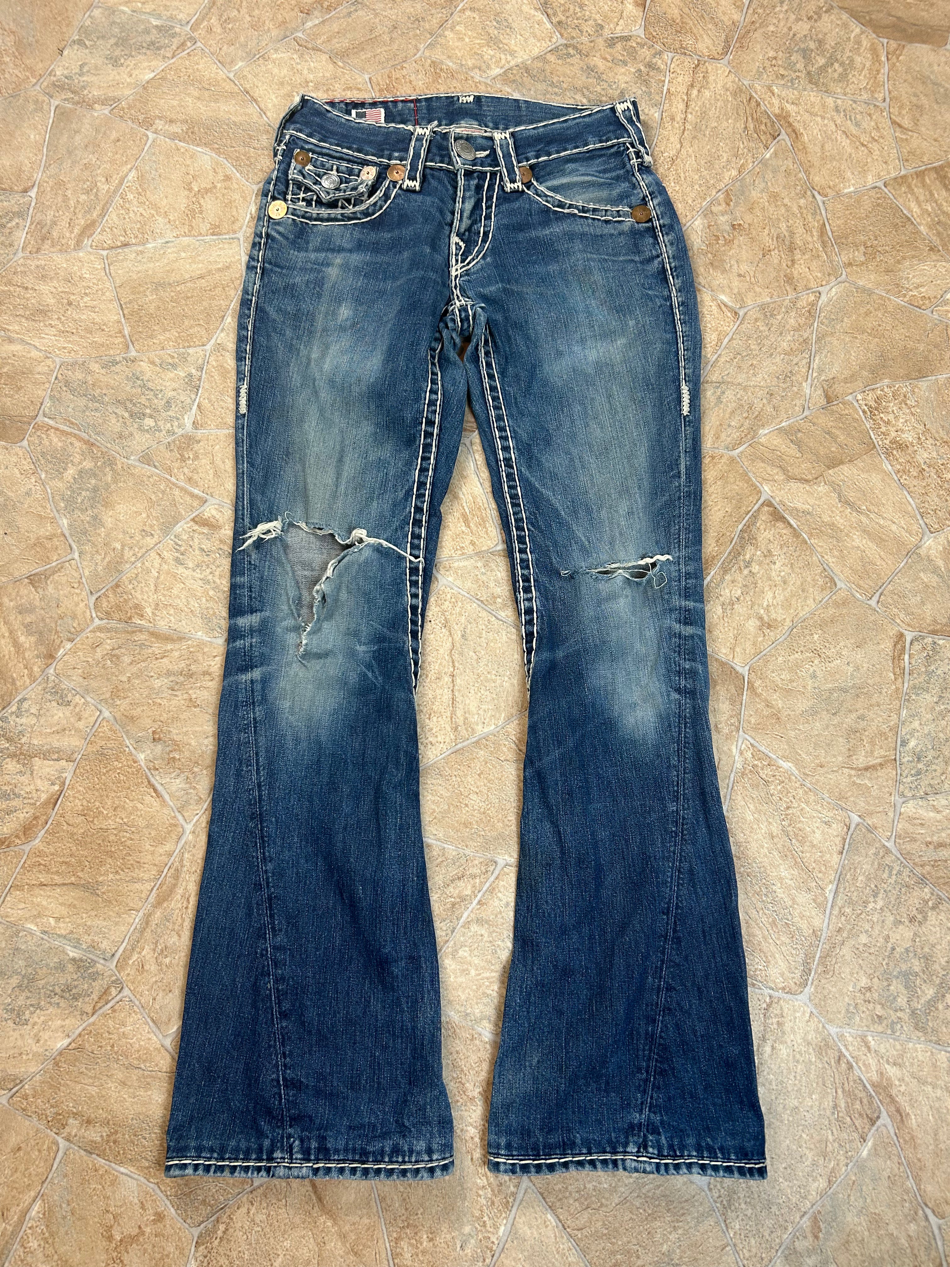 True Religion Vintage Flared Jeans Bootcut Joey Super T W28/M Herren