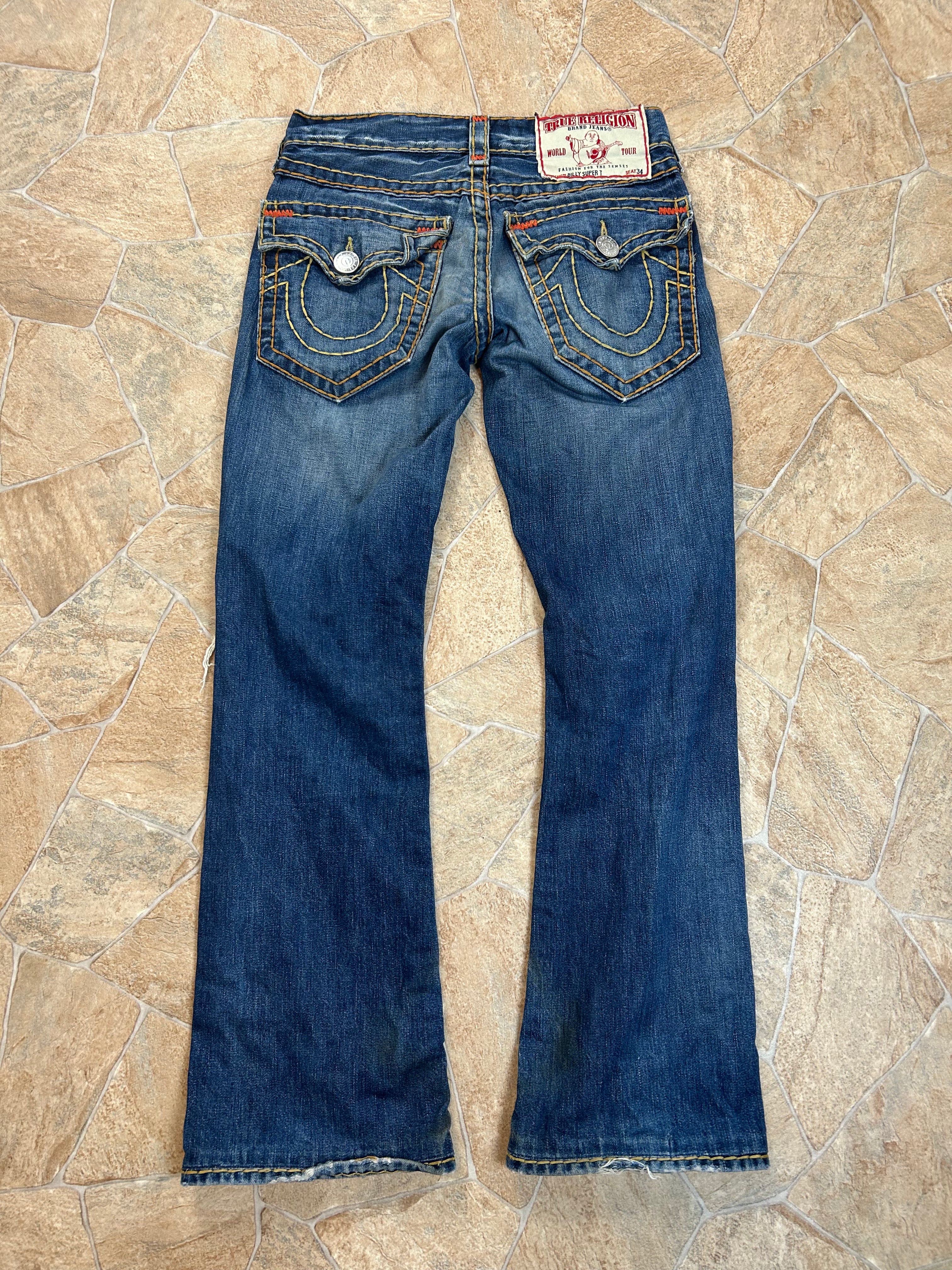 True Religion Vintage Straight Jeans Billy Super T Y2K W28/M