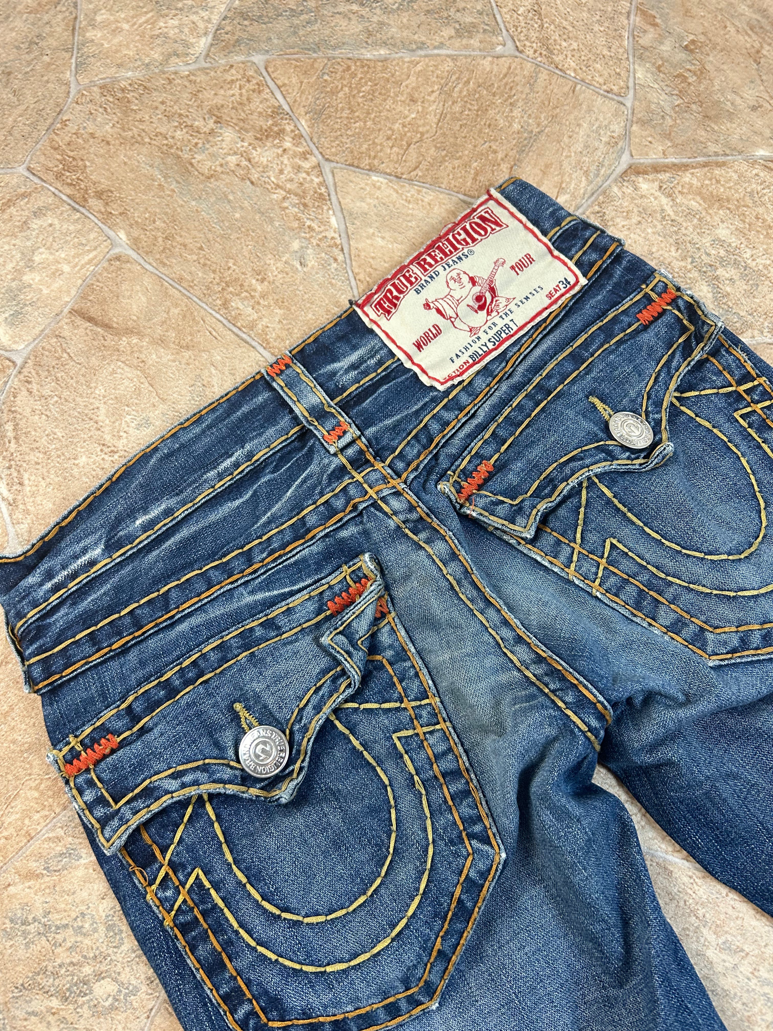 True Religion Vintage Straight Jeans Billy Super T Y2K W28/M