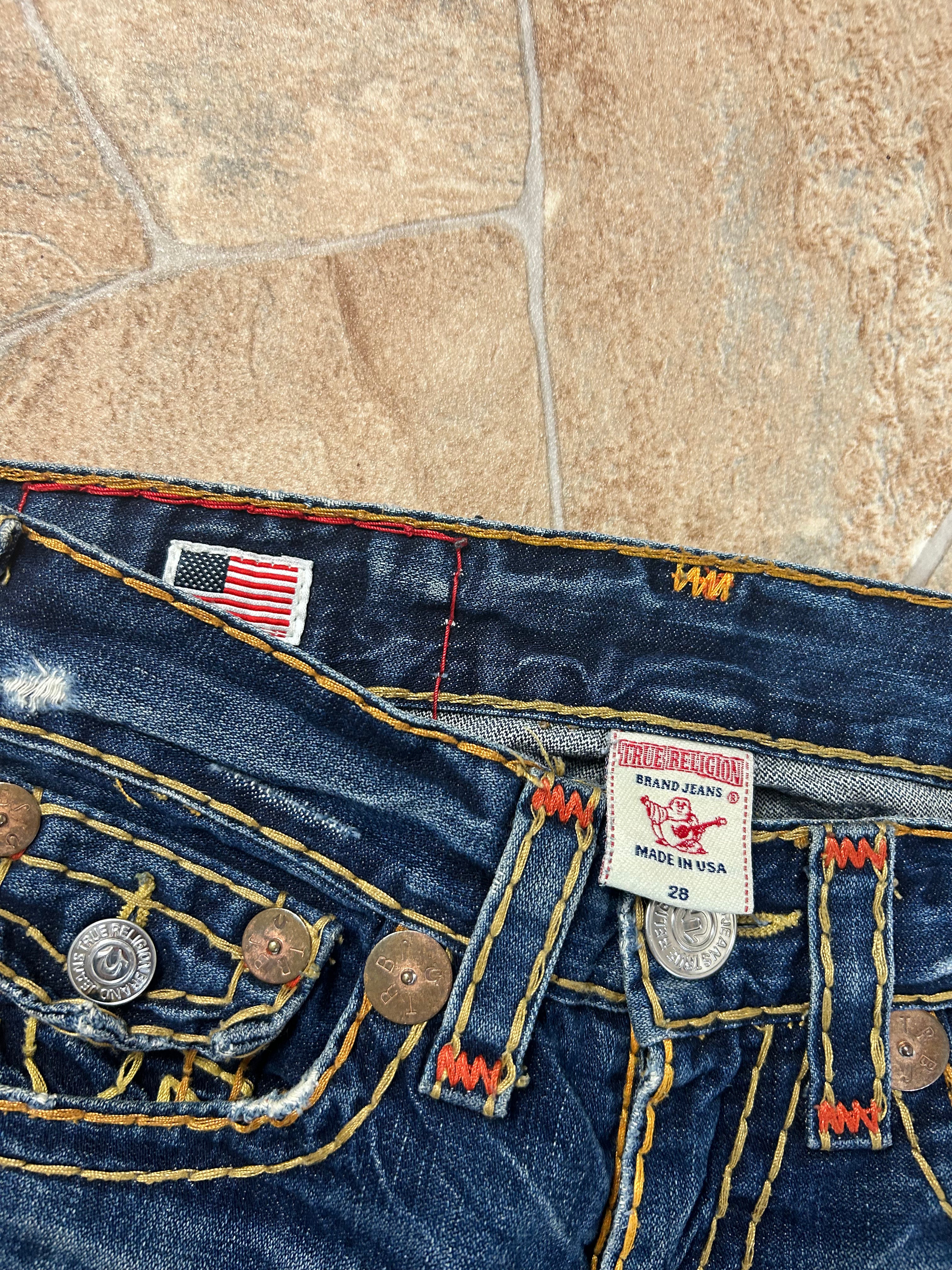 True Religion Vintage Straight Jeans Billy Super T Y2K W28/M
