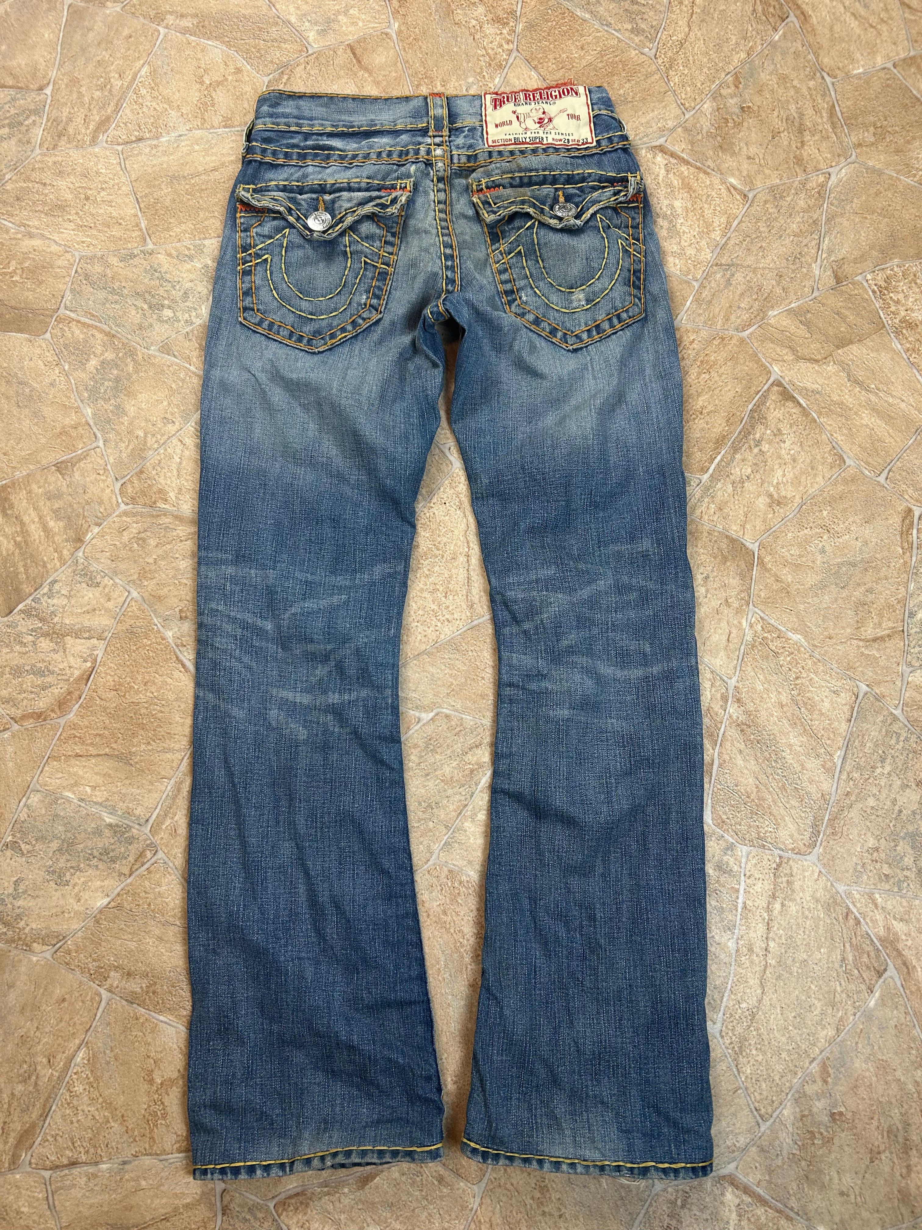 True Religion Vintage Straight Jeans Billy Super T Y2K W28/M Herren