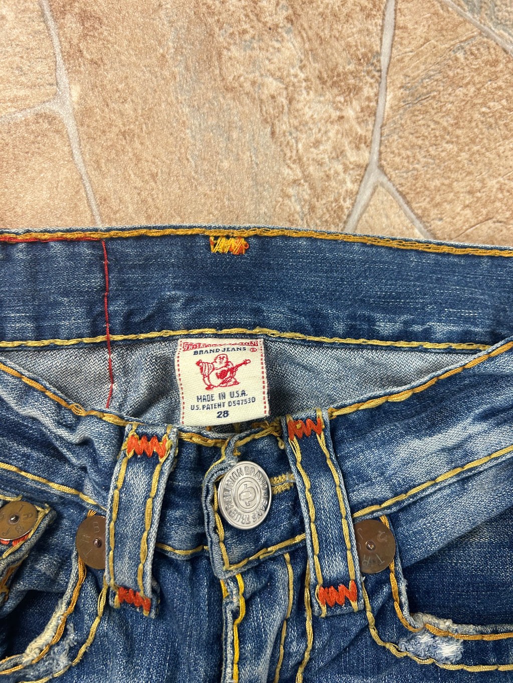 True Religion Vintage Straight Jeans Billy Super T Y2K W28/M Herren