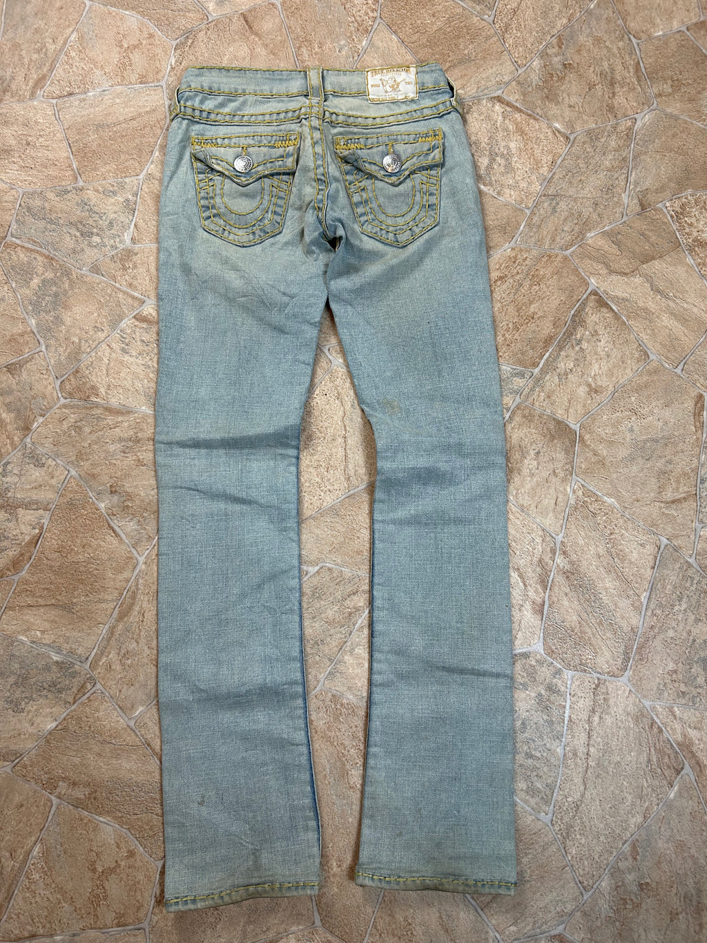 True Religion Vintage Straight Jeans Bootcut lowwaist Billy Super T W24/XS