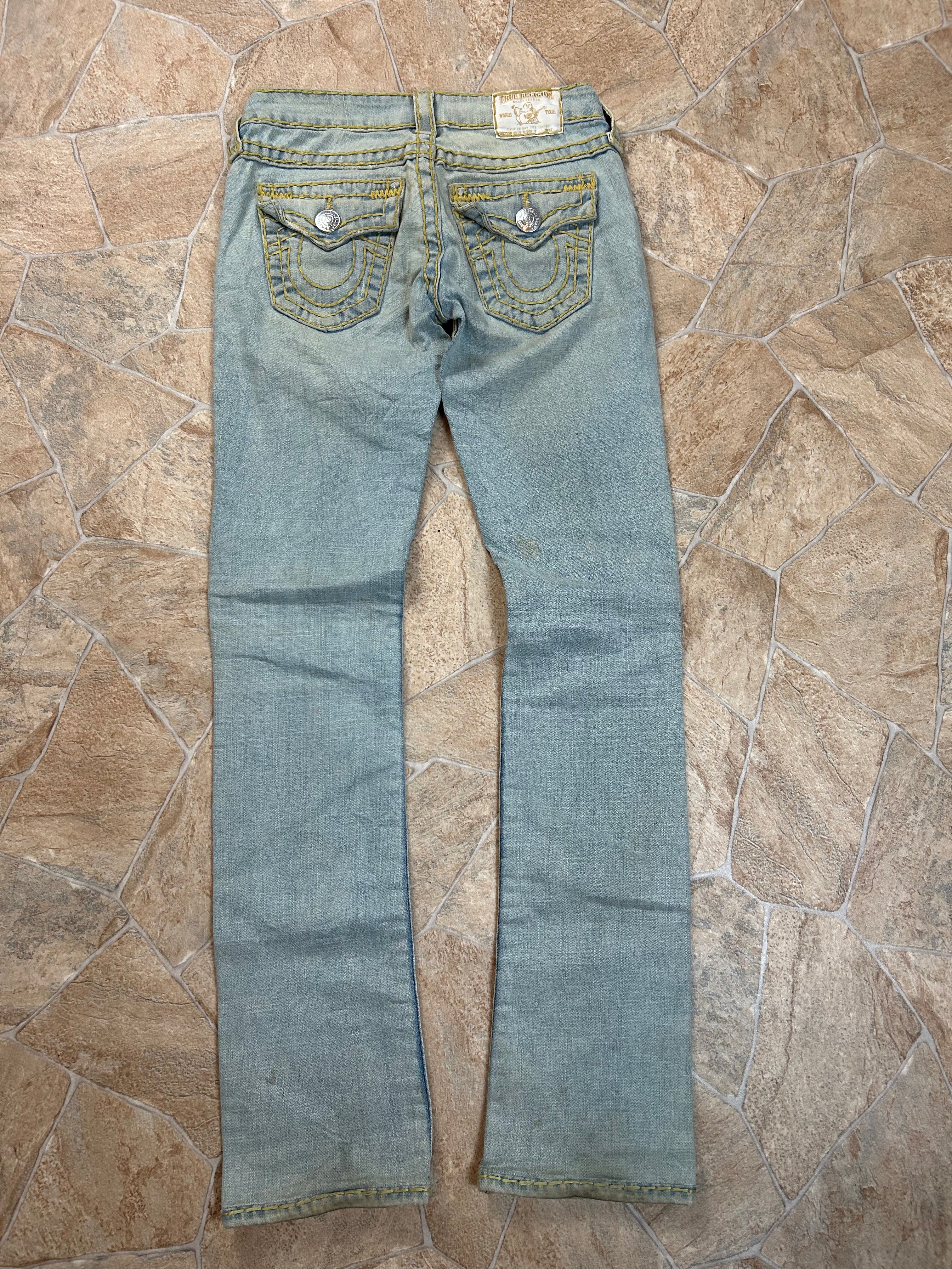 True Religion Vintage Straight Jeans Bootcut lowwaist Billy Super T W24/XS
