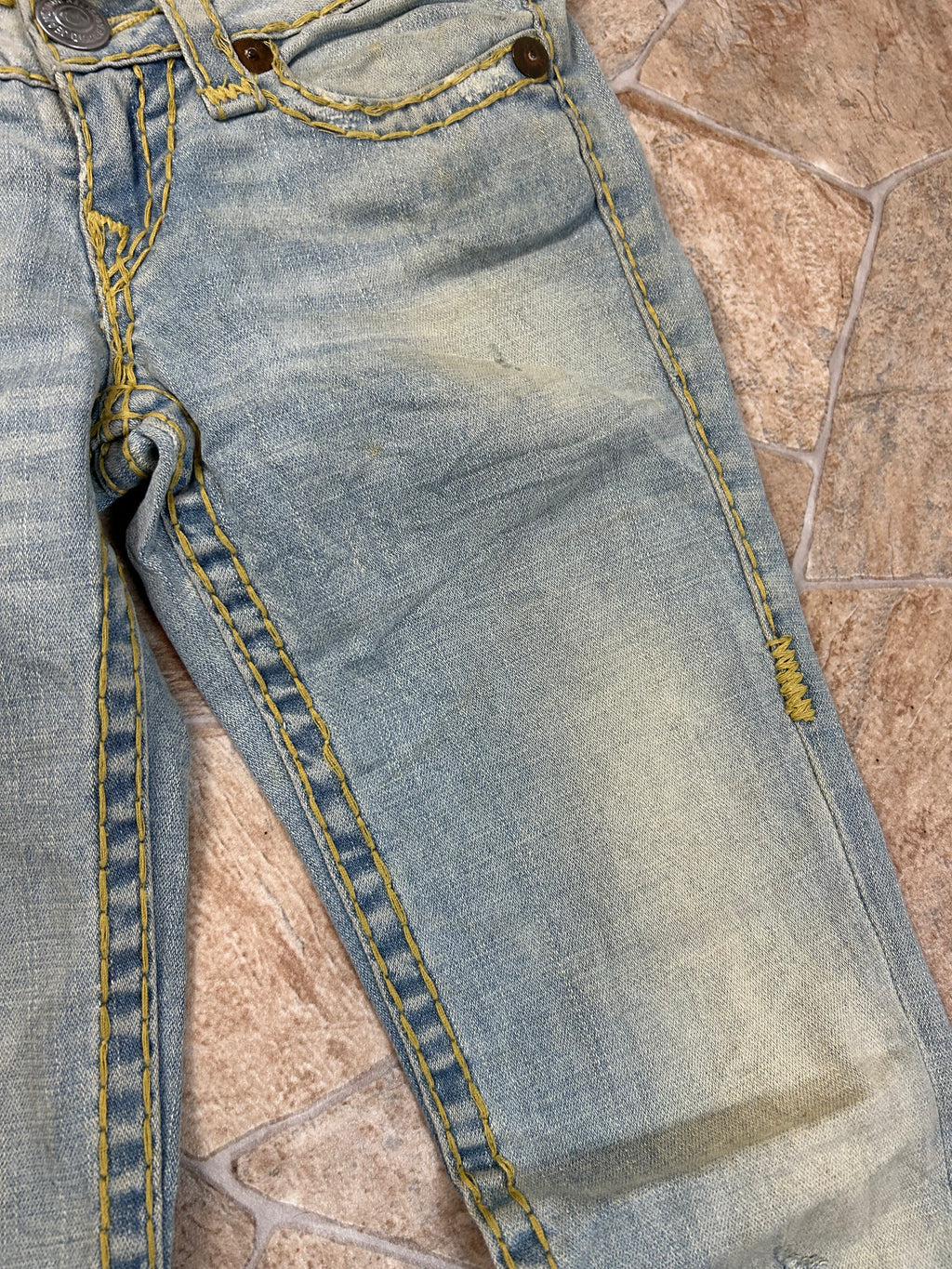 True Religion Vintage Straight Jeans Bootcut lowwaist Billy Super T W24/XS