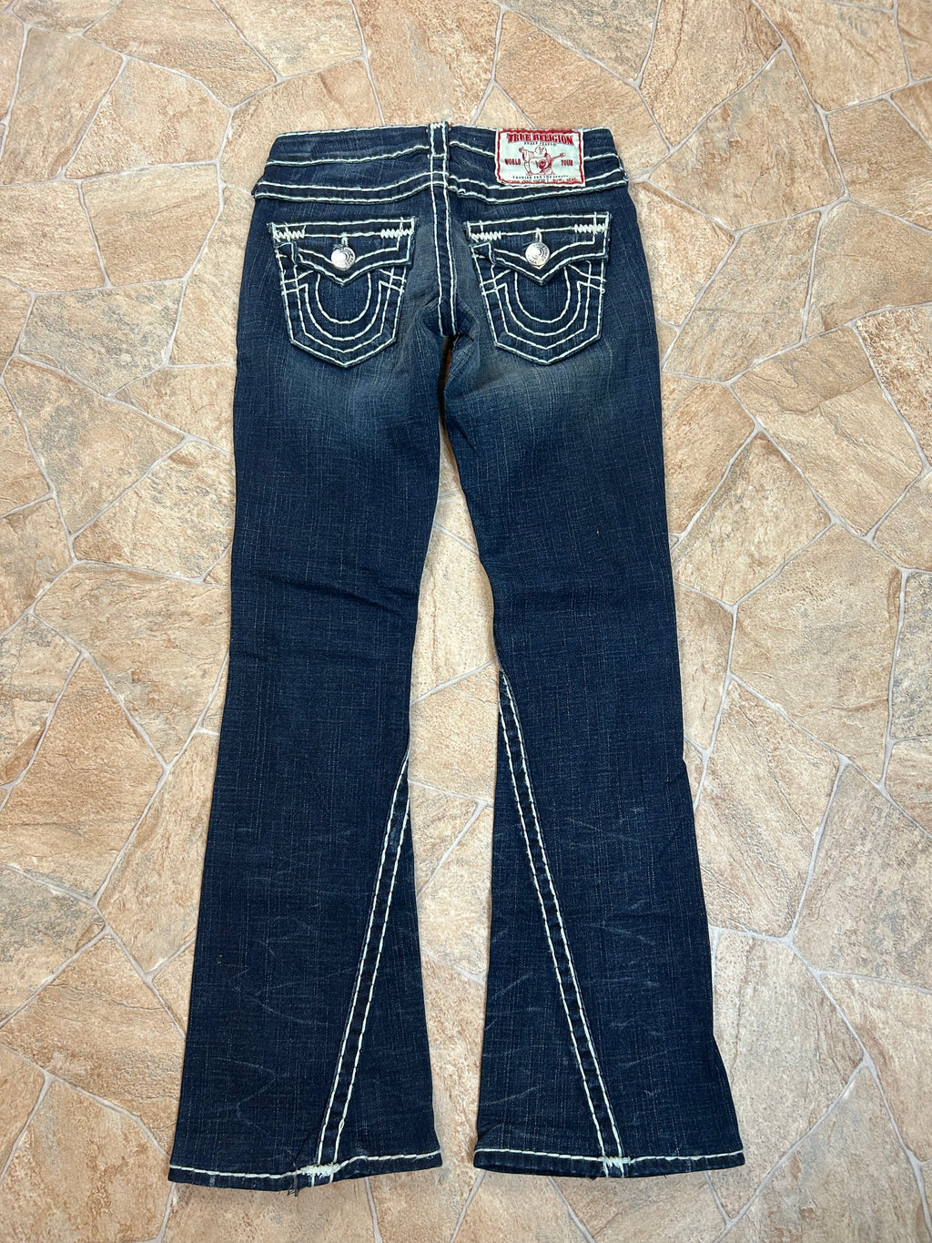 True Religion Vintage Flared Jeans Bootcut lowwaist Joey Super T W24/XS