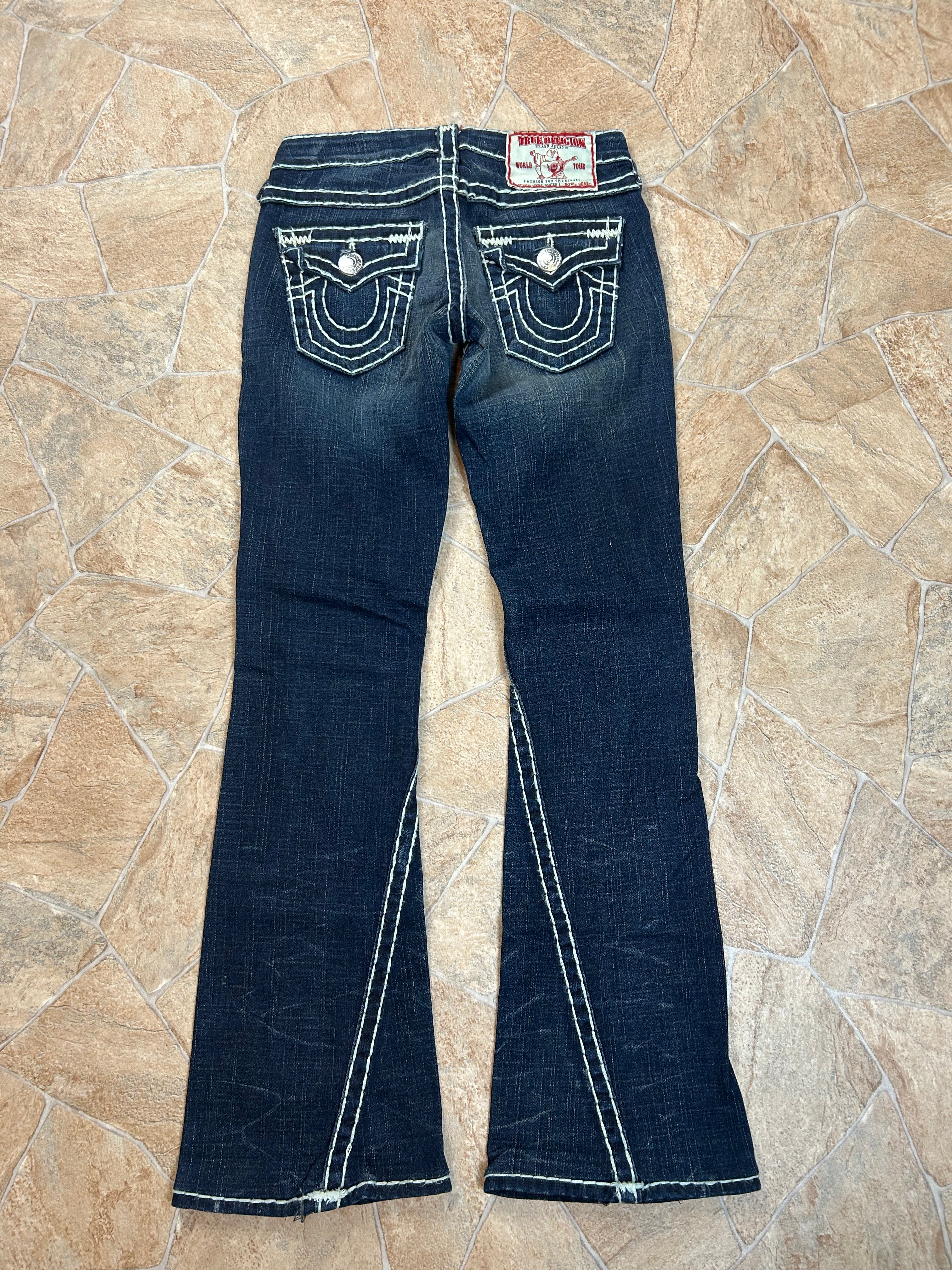 True Religion Vintage Flared Jeans Bootcut lowwaist Joey Super T W24/XS